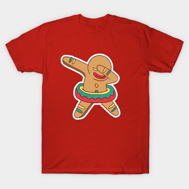 Dabbing Gingerbread T-Shirt by Bruno Pires